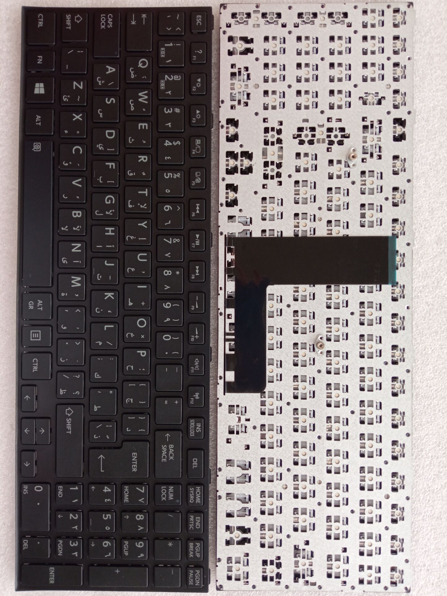 Picture of New Replacement Laptop Keyboard For TOSHIBA C50-B BLACK FRAME BLACK (OEM) AR Layout